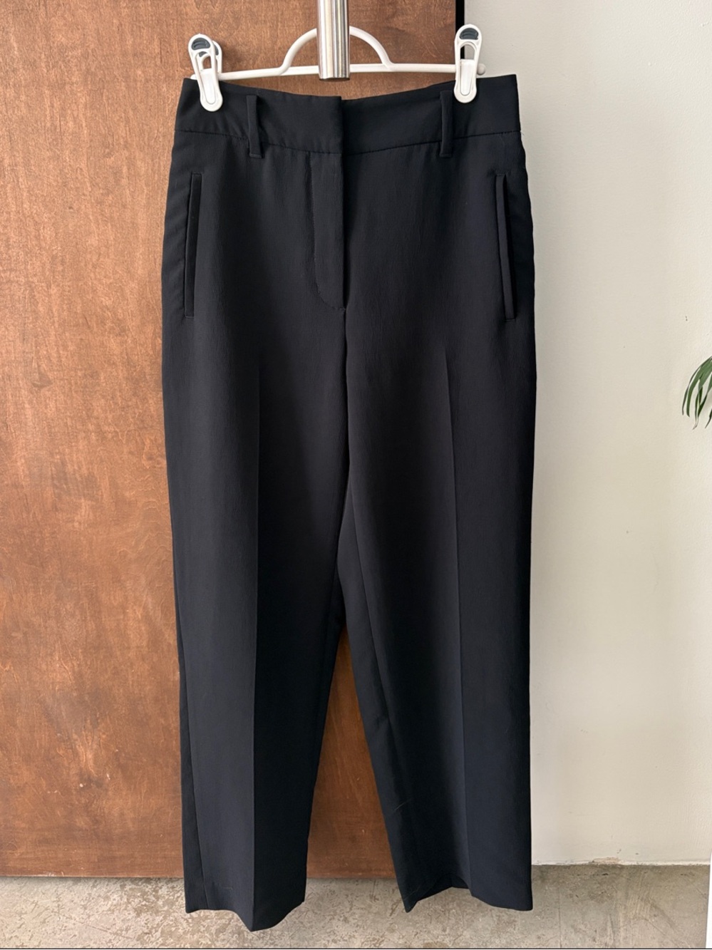 Wilfred Black Tailored Straight-Leg Trousers